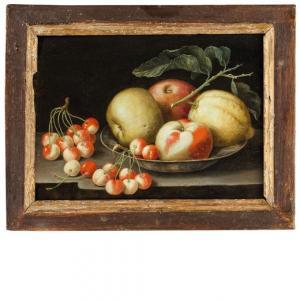 ANONYMOUS,Natura morta con mele, pesca, limone e ciliegie,Wannenes Art Auctions IT 2017-03-08