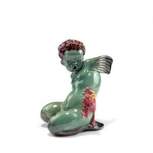 ANONYMOUS,Neptune Putto with wings and Frog King,1915,Quittenbaum DE 2018-05-16