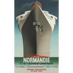 ANONYMOUS,Normandie Transatlantiqe French line,1935,Eastbourne GB 2018-04-07