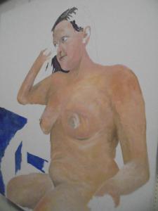 ANONYMOUS,Nude study of seated lady,Moore Allen & Innocent GB 2017-08-04