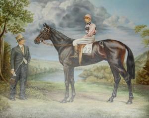 ANONYMOUS,Pair race horse portrait studies,2014,Lacy Scott & Knight GB 2017-01-14