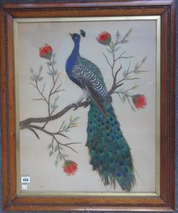 ANONYMOUS,peacock and peahen,Bellmans Fine Art Auctioneers GB 2017-10-10