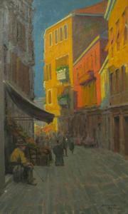 ANONYMOUS,Peisaj urban,1928,Alis Auction RO 2011-03-22