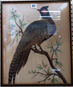 ANONYMOUS,pheasants atop a,Bellmans Fine Art Auctioneers GB 2017-03-07