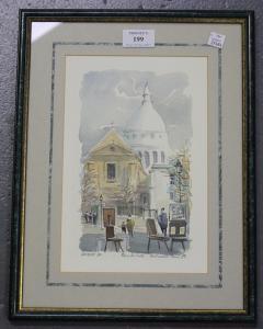 ANONYMOUS,Place du Tertre, Montmartre Paris,1989,Tooveys Auction GB 2017-11-01