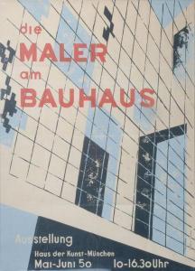 ANONYMOUS,Plakat und Katalog 'die Maler am Bauhaus',Quittenbaum DE 2009-06-20