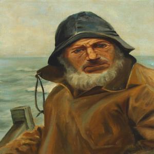 ANONYMOUS,Portait of a fisherman,Bruun Rasmussen DK 2011-03-07