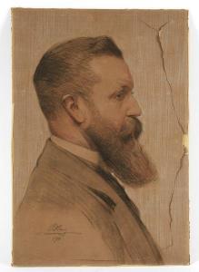 ANONYMOUS,Portrait d homme,1916,Tradart Deauville FR 2018-12-02