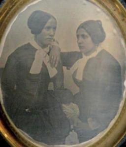 ANONYMOUS,Portrait de deux soeurs,1850,Binoche et Giquello FR 2012-12-14