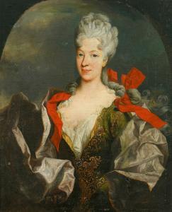 ANONYMOUS,Portrait der Erzherzogin Marie Christine, Tochter ,18th century,Zeller DE 2007-04-18