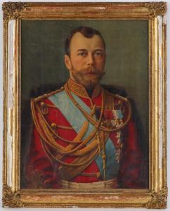 ANONYMOUS,Portrait du Tsar Nicolas II,1911,Piguet CH 2012-12-10