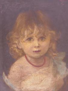 ANONYMOUS,portrait of a child,19th,Crow's Auction Gallery GB 2017-10-11