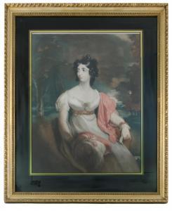 ANONYMOUS,portrait of a Gainsborough style woman,Serrell Philip GB 2019-01-10