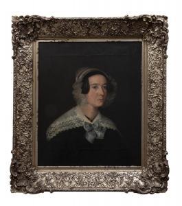ANONYMOUS,Portrait of a Georgian Lady,1837,Leonard Joel AU 2018-12-02