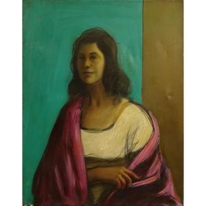 ANONYMOUS,Portrait of a Girl,Kodner Galleries US 2016-06-08