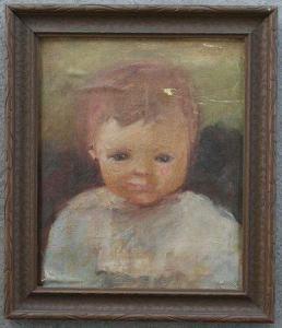 ANONYMOUS,PORTRAIT OF A INFANT,1920,Burchard US 2017-06-25