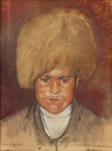 ANONYMOUS,Portrait of a Russian cossack,Bruun Rasmussen DK 2019-06-13
