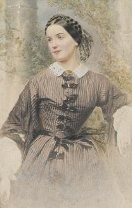 ANONYMOUS,Portrait of a woman,1860,Galerie Bassenge DE 2018-06-06