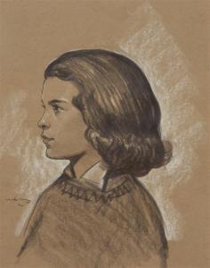 ANONYMOUS,Portrait of a Young Girl,Hindman US 2011-12-11