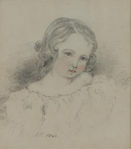 ANONYMOUS,Portrait of a Young Girl,1841,William Doyle US 2019-01-16