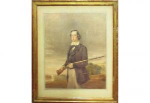 ANONYMOUS,Portrait of a young man with gun,Lots Road Auctions GB 2017-10-29