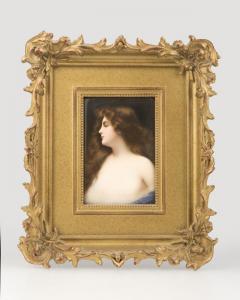 ANONYMOUS,portrait of a young woman,John Moran Auctioneers US 2017-06-20