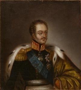 ANONYMOUS,Portrait of Emperor Nikolay I,Russian Seasons RU 2012-11-23