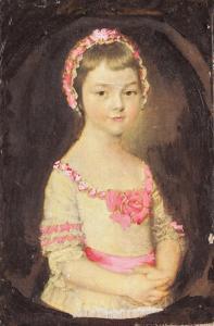 ANONYMOUS,Portrait of little girl,888auctions CA 2017-12-07