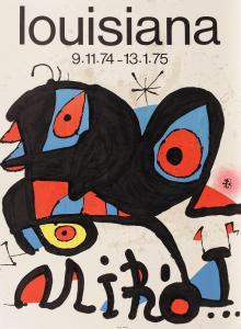 ANONYMOUS,Poster of Joan Miró exhibition,Artmark RO 2018-04-24