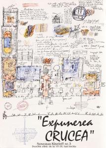 ANONYMOUS,Poster of the "Expunerea crucea" exhibition,1993,Artmark RO 2018-04-24
