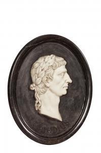 ANONYMOUS,profili di imperatori romani con corona di alloro,20th century,Pandolfini IT 2019-04-16
