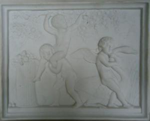 ANONYMOUS,Quality Vienna white bisque porcelain classical plaque,Mossgreen AU 2012-11-22
