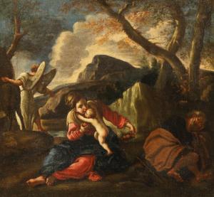 ANONYMOUS,Rest on the Flight to Egypt,Shapiro Auctions US 2013-11-16