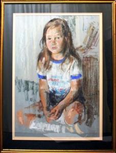 ANONYMOUS,Ritratto di bambina,1975,Estense Casa d'Aste IT 2014-02-15