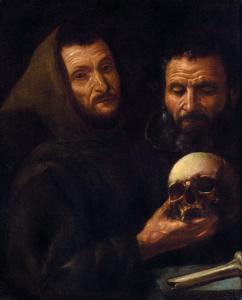 ANONYMOUS,Ritratto di frate con vanitas,Wannenes Art Auctions IT 2013-03-06
