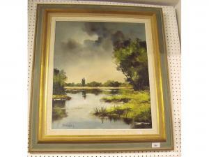 ANONYMOUS,River landscape,Smiths of Newent Auctioneers GB 2018-01-26