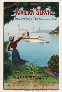 ANONYMOUS,RIVIERA SERVICE / DUTCH STEAMSHIP COMPANY,Swann Galleries US 2017-10-26