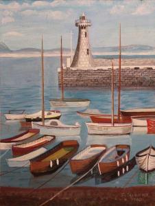 ANONYMOUS,Sailing Boats In Harbour,Gormleys Art Auctions GB 2013-08-06