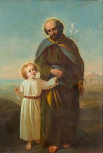ANONYMOUS,San Giuseppe e il Bambino alle porte di Gerusalemme,Babuino IT 2010-09-20