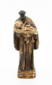ANONYMOUS,Santo Figure depicted carrying the Christ child.,Hindman US 2015-08-19