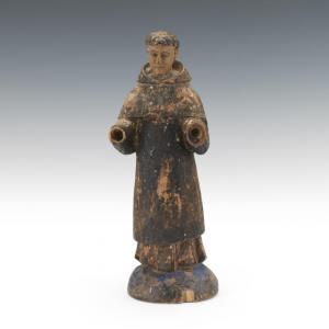ANONYMOUS,Santos Figure of a Monk,Aspire Auction US 2017-09-09