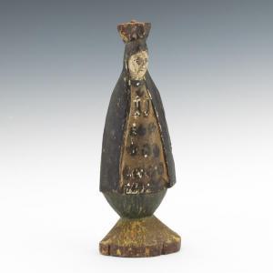 ANONYMOUS,Santos Figure of Crowned Queen Mary,Aspire Auction US 2017-09-09