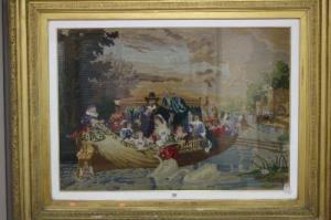 ANONYMOUS,scene of Royalty in a boat approaching a jetty,1888,Richard Winterton GB 2017-03-22