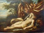 ANONYMOUS,Schlafende Venus von zwei Engeln betrachtet,Hull DE 2009-06-27