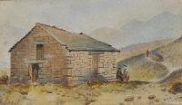 ANONYMOUS,Scottish Bothy with two figures,1908,Shapes Auctioneers & Valuers GB 2012-01-07