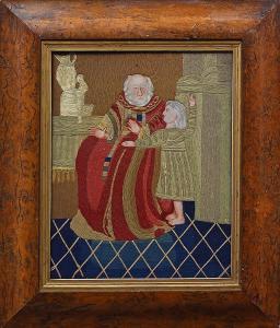 ANONYMOUS,seated nobleman with an attendant in a Classical s,Clars Auction Gallery US 2014-05-18