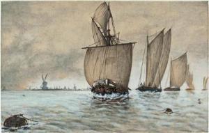 ANONYMOUS,Segelschiffe vor niederländischer Küste,Palais Dorotheum AT 2010-11-16