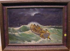 ANONYMOUS,SHIP IN DISTRESS, GLOUCESTER,1918,William Doyle US 2002-10-29