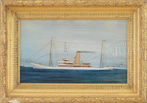 ANONYMOUS,SHIP PORTRAIT OF THE YACHT "MISS NELL",James D. Julia US 2017-08-17