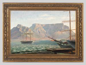 ANONYMOUS,Ships at the Coast of Capetown,1870,Auctionata DE 2016-04-19